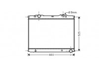 Radiateur, refroidissement du moteur 83002055 International Radiators
