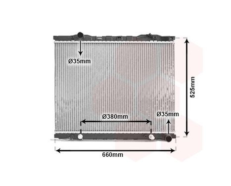 Radiateur, refroidissement du moteur 83002056 International Radiators, Image 2