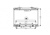 Radiateur, refroidissement du moteur 83002057 International Radiators