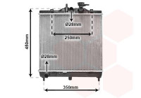 Radiateur, refroidissement du moteur 83002063 International Radiators