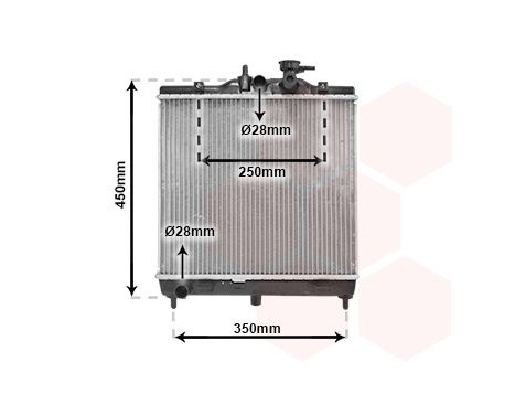 Radiateur, refroidissement du moteur 83002063 International Radiators
