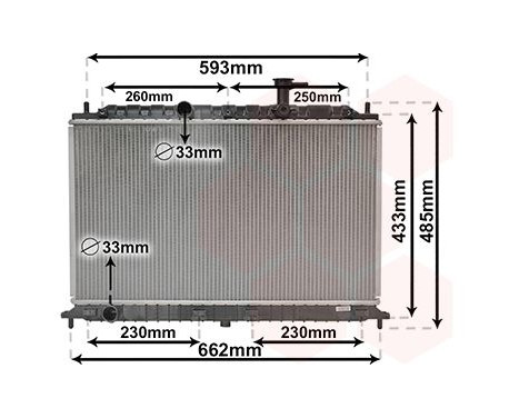 Radiateur, refroidissement du moteur 83002077 International Radiators, Image 2