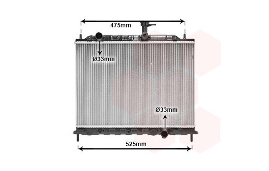 Radiateur, refroidissement du moteur 83002079 International Radiators, Image 2