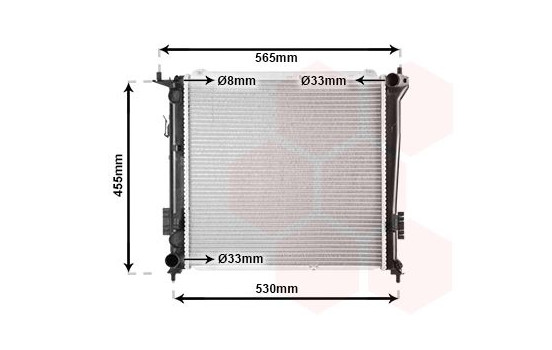 Radiateur, refroidissement du moteur 83002098 International Radiators, Image 2