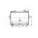 Radiateur, refroidissement du moteur 83002126 International Radiators