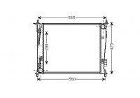Radiateur, refroidissement du moteur 83002136 International Radiators