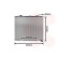 Radiateur, refroidissement du moteur 83002139 International Radiators, Vignette 2