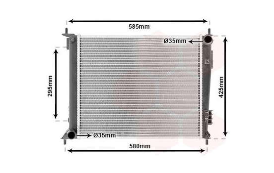 Radiateur, refroidissement du moteur 83002143 International Radiators, Image 2