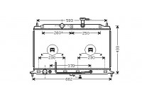 Radiateur, refroidissement du moteur 83002152 International Radiators