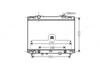 Radiateur, refroidissement du moteur 83002175 International Radiators