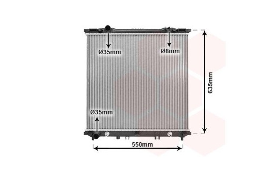 Radiateur, refroidissement du moteur 83002175 International Radiators, Image 2