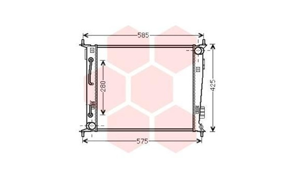 Radiateur, refroidissement du moteur 83002185 International Radiators, Image 2