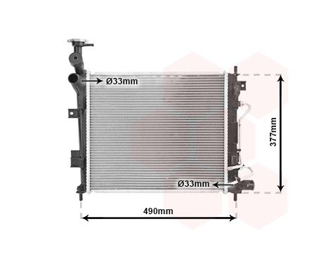 Radiateur, refroidissement du moteur 83002190 International Radiators, Image 2