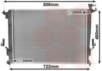 Radiateur, refroidissement du moteur 83002238 International Radiators
