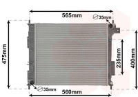 Radiateur, refroidissement du moteur 83012721 International Radiators