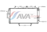 Radiateur, refroidissement du moteur AI2020 Ava Quality Cooling