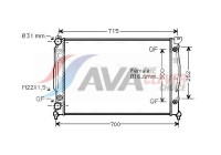 Radiateur, refroidissement du moteur AIA2109 Ava Quality Cooling