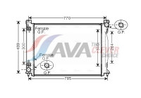 Radiateur, refroidissement du moteur AIA2232 Ava Quality Cooling