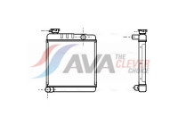 Radiateur, refroidissement du moteur AU2001 Ava Quality Cooling