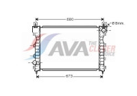 Radiateur, refroidissement du moteur AU2174 Ava Quality Cooling