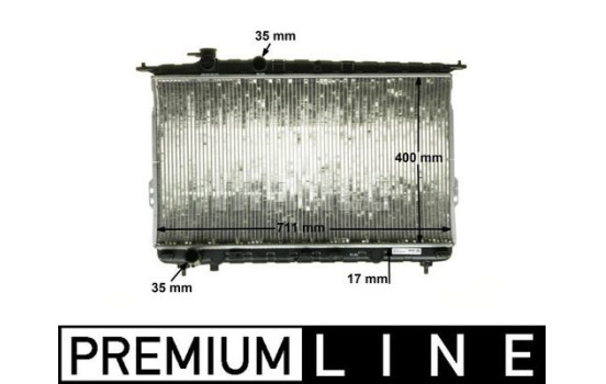 Radiateur, refroidissement du moteur BEHR *** PREMIUM LINE ***