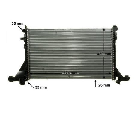 Radiateur, refroidissement du moteur BEHR *** PREMIUM LINE ***, Image 12