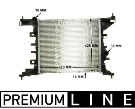 Radiateur, refroidissement du moteur BEHR *** PREMIUM LINE ***