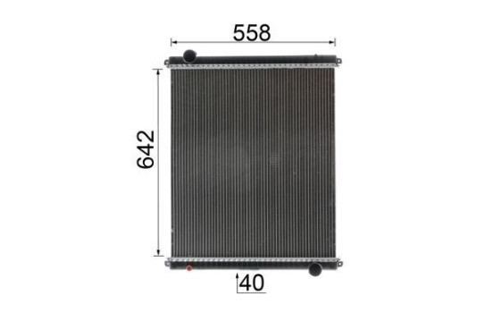 Radiateur, refroidissement du moteur BEHR *** PREMIUM LINE ***, Image 11