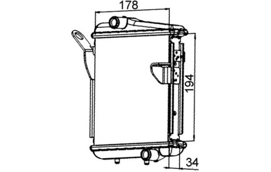 Radiateur, refroidissement du moteur BEHR *** PREMIUM LINE ***