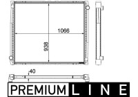 Radiateur, refroidissement du moteur BEHR *** PREMIUM LINE ***
