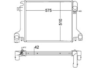 Radiateur, refroidissement du moteur BEHR *** PREMIUM LINE ***