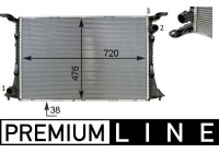 Radiateur, refroidissement du moteur BEHR *** PREMIUM LINE ***