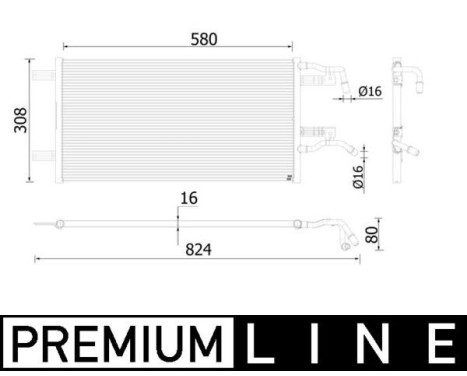 Radiateur, refroidissement du moteur BEHR *** PREMIUM LINE ***