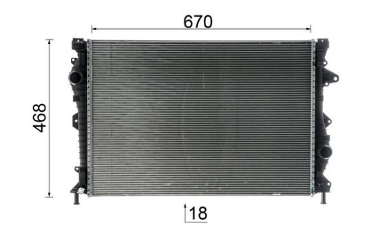 Radiateur, refroidissement du moteur BEHR *** PREMIUM LINE ***, Image 10