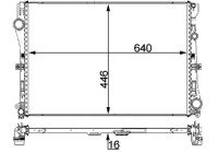 Radiateur, refroidissement du moteur BEHR *** PREMIUM LINE ***