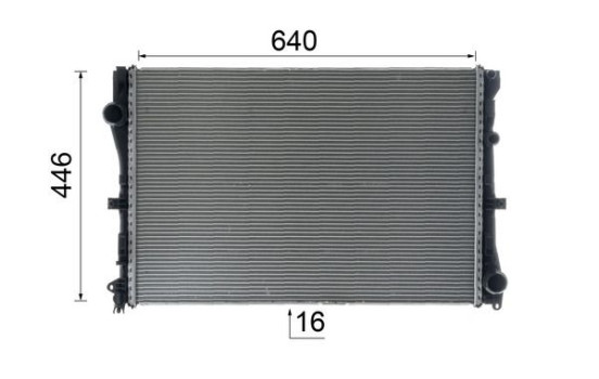 Radiateur, refroidissement du moteur BEHR *** PREMIUM LINE ***, Image 7
