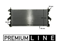 Radiateur, refroidissement du moteur BEHR *** PREMIUM LINE ***