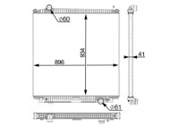 Radiateur, refroidissement du moteur BEHR *** PREMIUM LINE ***