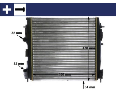 Radiateur, refroidissement du moteur BEHR