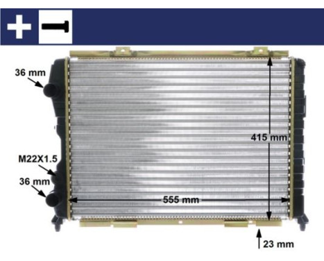 Radiateur, refroidissement du moteur BEHR