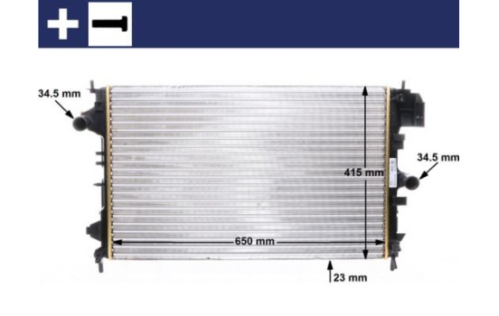 Radiateur, refroidissement du moteur BEHR