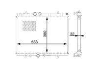 Radiateur, refroidissement du moteur BEHR