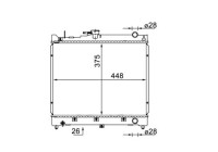 Radiateur, refroidissement du moteur BEHR