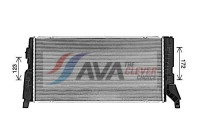 Radiateur, refroidissement du moteur BW2588 Ava Quality Cooling