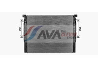 Radiateur, refroidissement du moteur BW2618 Ava Quality Cooling
