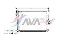 Radiateur, refroidissement du moteur BWA2291 Ava Quality Cooling