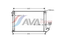 Radiateur, refroidissement du moteur CN2139 Ava Quality Cooling