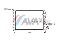 Radiateur, refroidissement du moteur CNA2037 Ava Quality Cooling