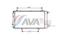 Radiateur, refroidissement du moteur CNA2073 Ava Quality Cooling