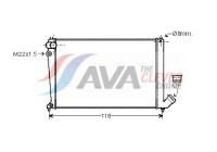 Radiateur, refroidissement du moteur CNA2106 Ava Quality Cooling